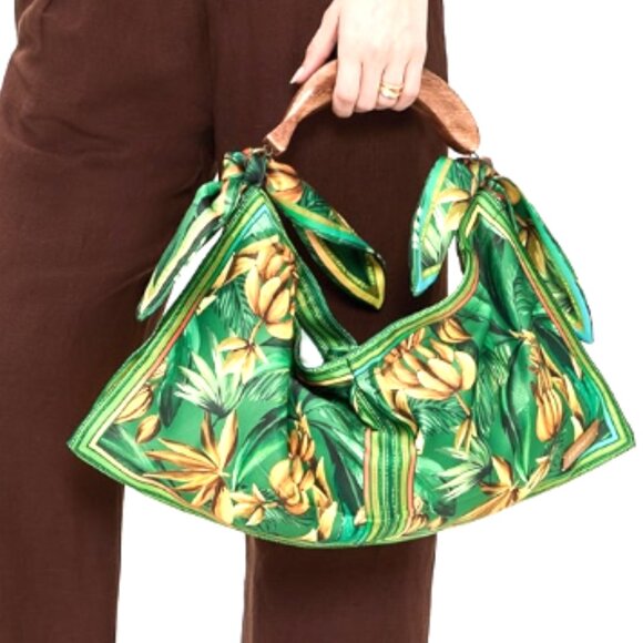 FARM Rio Farm Rio Silk Scarf Bag Spring Exotic - Picture 3 of 15